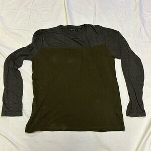 Mens Brave Soul Two Tone Long Sleeved Shirt Size Medium